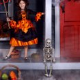 thumbnail image 5 of Matoen 15.7” Halloween Skeleton Pose-N-Stay Full Body Plastic Bone with Posable Joints for Halloween Party Decoration Photo Prop Indoor and Outdoor Use, 5 of 6