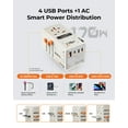 thumbnail image 6 of 170W GaN Universal Travel Adapter, International Plug Charger with 3 USB-C & 1 USB-A for US/EU/UK/AU (Type C/A/G/I), 6 of 9