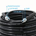 Kit Pulizia Fognario 5800PSI - Ugelli Getto E Tubo 100FT/30M Con Adattatore M22 A 1/4 NPT - 2