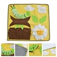 thumbnail image 4 of Shisuyan Snuffle Mat Yellow 1Pcs 19.7X17.7X0.8In, 4 of 8