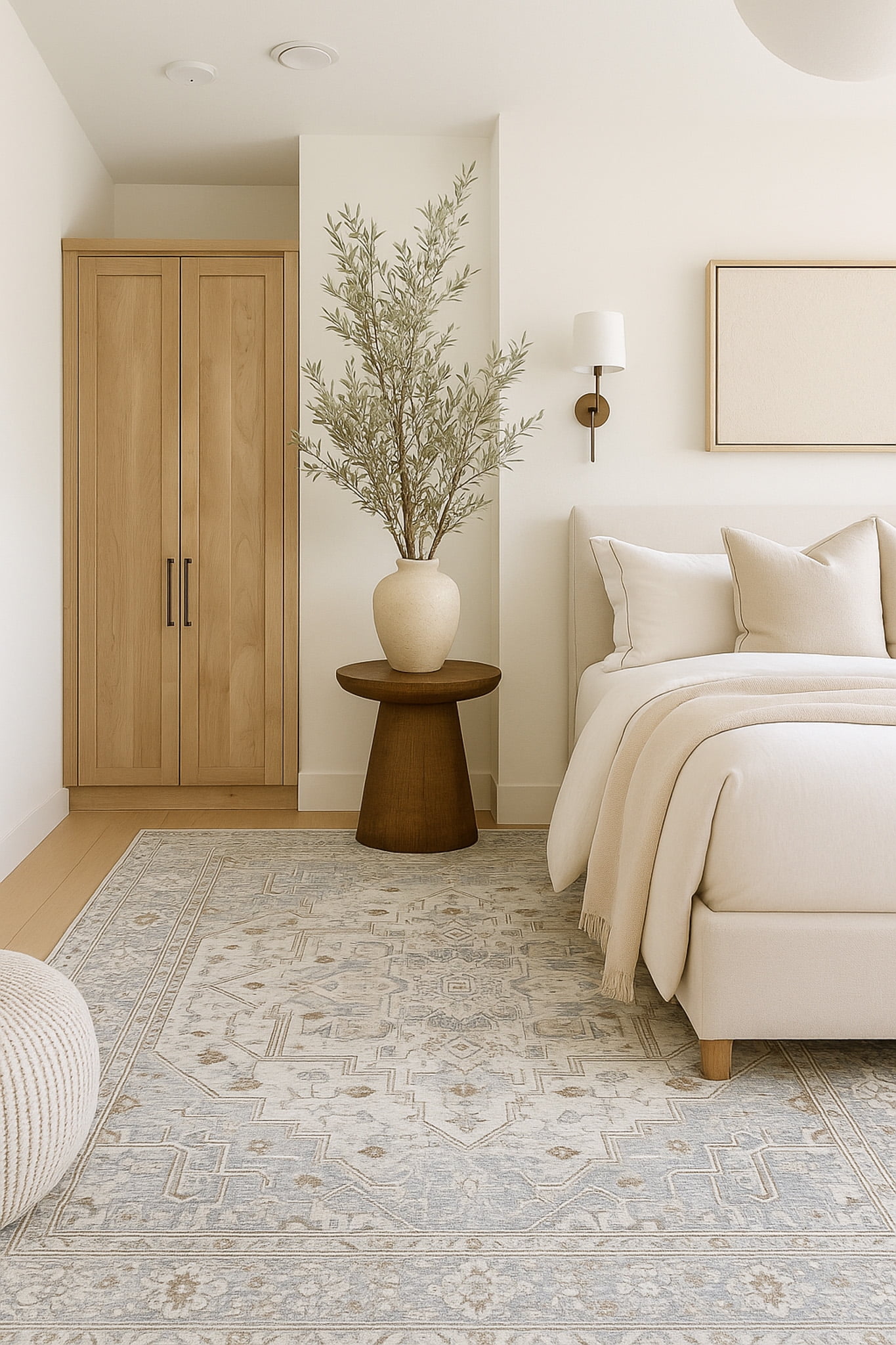 Rug Branch Nomad Persian Indoor Area Rug, Grey Beige, Oriental - Living Room, Bedroom, Dining Room, and Kitchen