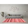 thumbnail image 3 of Ahgly Company Machine Washable Indoor Rectangle Abstract Red Modern Area Rugs, 5' x 7', 3 of 4