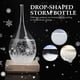 thumbnail image 5 of Storm Glass-Botella de cristal de tormenta en forma de gota, estación meteorológica de escritorio, predictor del tiempo creativo, 5 of 5
