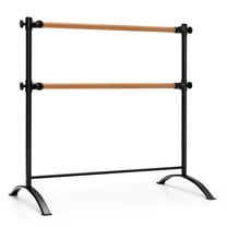 Gymax 4FT Portable Ballet Barre Freestanding Dance Bar Adjustable Height Kids Adults
