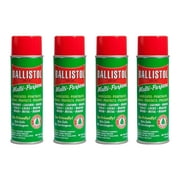4 Pack Ballistol 6 oz Multi-Purpose Oil Lubricant Cleaner and Protectant for Wood, Metal, Rubber