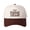 Brown, variant on RUNNING ON COFFEE AND GOOD VIBES Letter Embroidered Color Block Trucker Hat Unisex Adjustable Cotton Breathable Fashion Cap for Travel Daily Wear