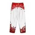 thumbnail image 5 of Balery Winter Christmas Snowflake print Women's Pajama Pants,Ultra Lightweight Pjs,Lounge Pant-X-Large, 5 of 9