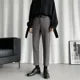 thumbnail image 3 of Pantalones de traje rectos fluidos 9 recortados para hombre Pantalones de verano drapeados para hombre Nuevos pantalones de hombre chinos Ropa formal de primavera 2024 en adelante, 3 of 5