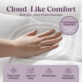 thumbnail image 5 of CirclesHome California King Size Mattress Pad Pillow Top - Double Puff Fleece Top Down Alternative Mattress Protector -Soft and Hypoallergenic - Stretches from 16 -18 inches for Snug Fit, 5 of 9