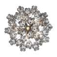 thumbnail image 4 of ADD-306-CH-SM Crystorama Lighting Addis - 6 Light Chandelier-14 Inches Tall and 19.75 Inches Wide-Polished Chrome Finish-Smoke Glass Color, 4 of 13