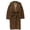 Brown - medbeige, variant on Helmut Lang Womens Belted Shearling Coat, Brown, Medium