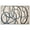 Silver Frame, variant on Eternal Loop I Canvas Minimalist Wall Art by Art Remedy, Gallery Wrapped, 15 x 10