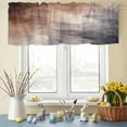 thumbnail image 6 of Valances for Windows Rod Pocket Short Curtain for Bathroom Living Room Bedroom 1 Panel 42x12in, 6 of 9