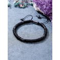 thumbnail image 2 of GHSDFBB Natural Stone Beads Bracelet Healing Crystal Adjustable Handmade Braided Rope Gemstone Bracelets for Men, 2 of 7