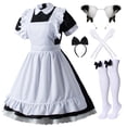thumbnail image 1 of Conjunto de Disfraz de Cosplay Anime Wannsee Lolita Criada Negra M, 1 of 7