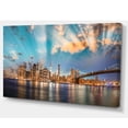 thumbnail image 2 of Dramatic Sky Over Manhattan City, 2 of 3