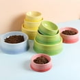 thumbnail image 2 of SWEEJAR Ceramic Puppy Bowl,Porcelain Pet Bowl for Food and Water,8 oz,Gradient Pink, 2 of 6