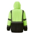 thumbnail image 4 of ToyKingdee Heated Hi-Vis Safety Jacket for Men, Waterproof Work Coat with 3M Reflective Tape for Winter, 4 of 9