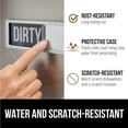 thumbnail image 5 of GORILLA GRIP Dishwasher Magnet Clean Dirty Sign, Optional Adhesive for Non-Magnet Surfaces, Silver, 5 of 10