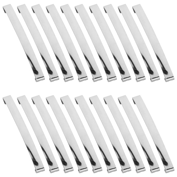 HONMEET 30Pcs Plated Metal Hair Clips Single Prong Barrettes for Crafting, Hair Styling, and Replacement Accessories