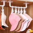 thumbnail image 4 of Hat Rack for Baseball Caps No Drilling Adhesive Hat Hooks for Wall Door Closet Cap Hanger Storage Hats Home Organizer Holder, 4 of 9