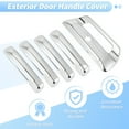 thumbnail image 7 of Unique Bargains Door Handle Tailgate Cover Protector for Dodge for Ram 2500 3500 2020-2025 Exterior Door Handle Cover Chrome Silver Tone, 7 of 7