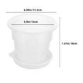 thumbnail image 4 of Shisuyan Grow Pots Plastic 1Set 7.1In Round For Plant Growth Observation, 4 of 9