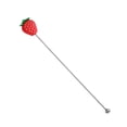 thumbnail image 4 of Justharion Stirrer Stirring Rod Silicone Long Handle Bar Tool Restaurant Cafe Red Strawberries 5Set, 4 of 6