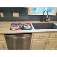 thumbnail image 3 of Hippie Animal Rhinoceros Dish Drying Mat 14 in x 21 in, 3 of 5