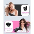 thumbnail image 3 of Secador de pelo con difusor, secador de pelo iónico Blown Away con 4 accesorios para todo tipo de cabello, secador de p, 3 of 5