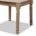 thumbnail image 6 of Baxton Studio Louane Dining Chair, Set of 2, Beige and Antique Brown, 6 of 9