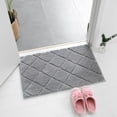 thumbnail image 3 of KARLSITEK 17.7 x 25.5" Microfiber Bath Rugs Floor Mat Ultra Soft Washable Non-slip Bathroom Entry Mat Dry Fast Strong Water Absorbent Bedroom Area Rugs, 3 of 7