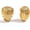 Irregular, variant on Gold Statement Earrings for Women Trendy, Chunky Gold Earrings Big Shell Wings Textured Dome Earrings Drop Earrings Hypoallergenic Earrings Lightweight Dainty Vintage Jewelry Gift[b0140]