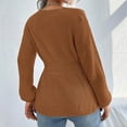 thumbnail image 4 of Lilgiuy Women Casual Soild Pullover Long Sleeve V-Neck Sweater Winter Clothes for 2022, 4 of 5
