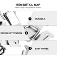 thumbnail image 2 of Shisuyan 10pcs Cabinet Box Locks Spring Loaded Toggle Hasps for Sliding Door, 2 of 8