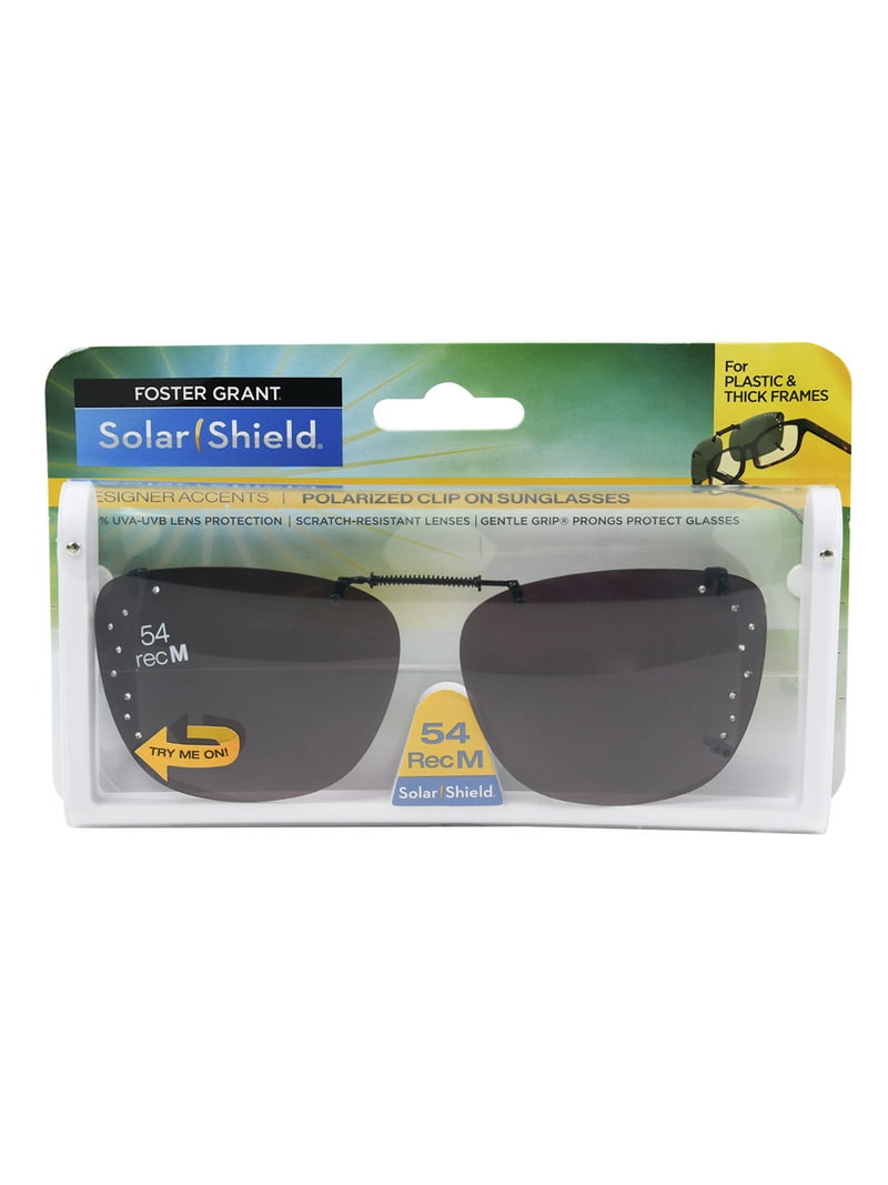 Solar Shield Dioptics Unisex Rectangle Fashion Sunglasses Black