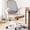 Plastic Base-Beige, variant on CELTOSS Ergonomic Office Chair, Mid Back Mesh Computer Desk Chair, Flip-Up Arms, Adjustable Lumbar Support for Home Office, Black