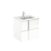 Royo Group 24'' 2 Drawer Onix White With Ceramic Top