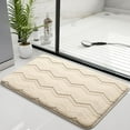 thumbnail image 2 of AZXY Bath Mats for Bathroom Floor,White Bathroom Mats,Absorbent Bathroom Rugs,Plush Washable Quick Dry Non Slip Bath Rugs Clearance, 2 of 7