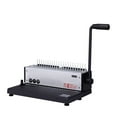 thumbnail image 2 of Factory Office Binding Machine SD-1501 21 Hole Comb Apron / Clip Strip Punch Comb Binder ,Pinpoint Punching, 2 of 6
