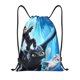 thumbnail image 1 of Bolsa clásica con cordón de Cómo entrenar a tu dragón, plegable, para deportes, fitness, unisex, bolsa de viaje para deportes de playa, pequeña, 1 of 8