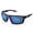 Gloss Graydrift Frame, Smoke-blue Mirror, variant on Waccamaw Polarized Bifocal Sunglasses, x2.5 Magnifications, Wrap Around Sport Reader Sunglasses for Men