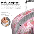 thumbnail image 3 of Sac à Lunch Mignon pour Amateurs de Fraises Design Fruits et Fleurs Kawaii Sac Isotherme Réutilisable, 3 of 6