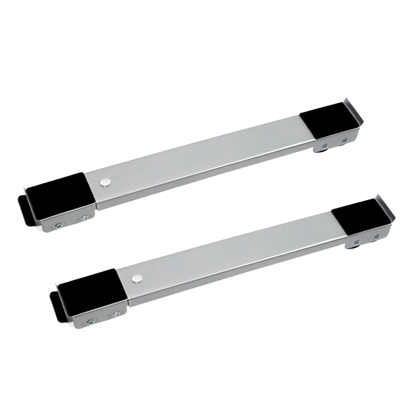 Esquirla 2Pcs Mobile Roller Base,Adjustable Appliance Rollers,Adjustable Extendable Mobile Rollers for Furniture Dryers, Refrigerators grey