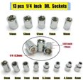 thumbnail image 3 of 46-Pcs 1- 4" Screwdriver Drive Socket & Bits Set | Combination With Reversible Ratchet Wrench, Spinner Handle & Extension Bar | Chrome Vanadium Steel, Durable & Reliable, Repair Tools, 3 of 5