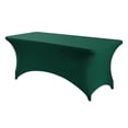 thumbnail image 1 of Binwennn « Housse de Table Extensible en Polyester pour Tables Rectangulaires – Conception Ajustée Élastique pour Fêtes, Mariages, Banquets et Rassemblements en Plein Air – Nappe Rectangulaire Durable et Transparente 60 X 120, 1 of 8