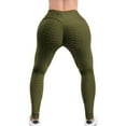 thumbnail image 3 of Made by Olivia Women's High Waist Textured Butt Lifting Slimming Workout Leggings Tights, 3 of 3