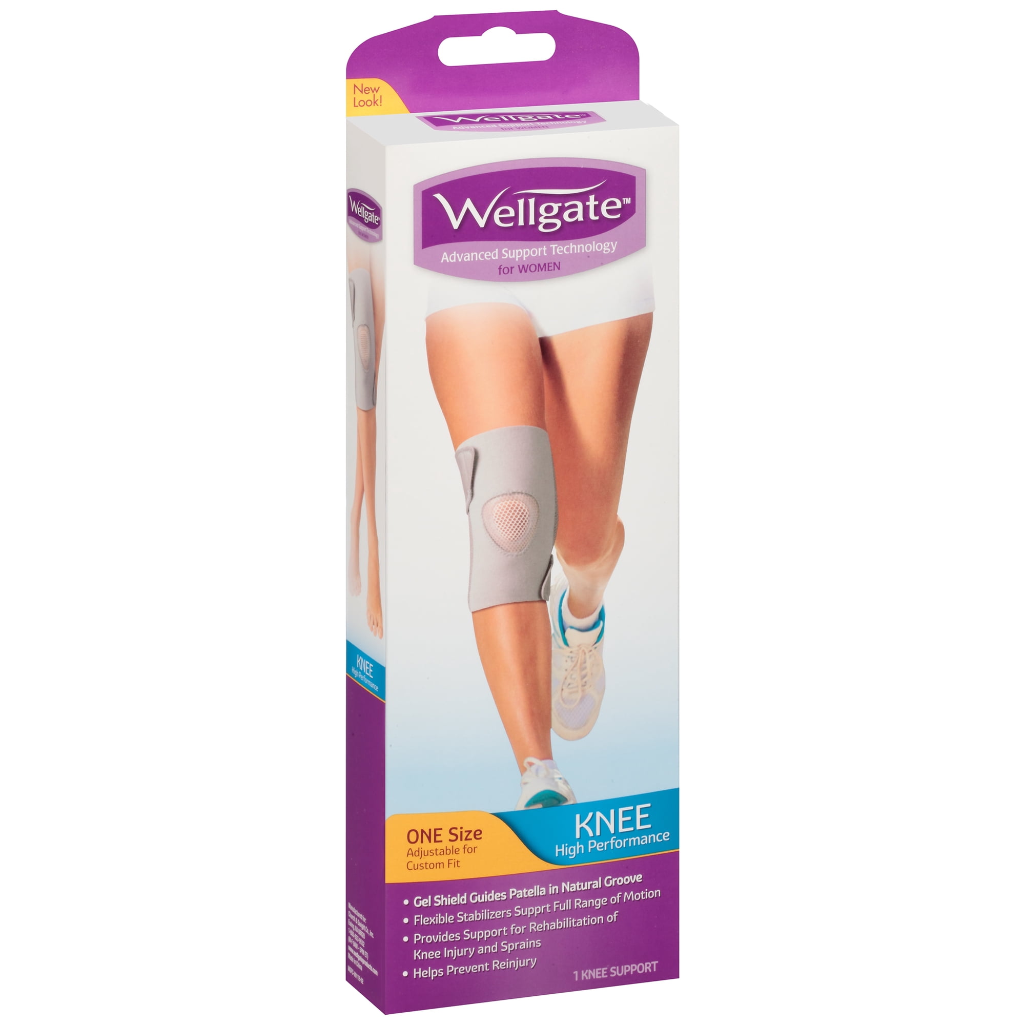 Wellgate Gel-Comfort Knee Support For Women - 1 Ea