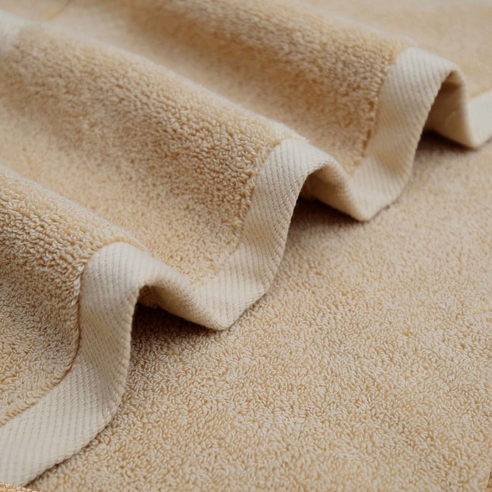 JML Camel Bath Towel Set of 8 Pieces - Cotton Blend Highly Absorbent Towels for Bathroom, 2 Soft Bath Towels, 2 Hand Towels, 4 Washcloths