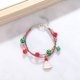 thumbnail image 1 of Pulsera de campana de alce navideño europeo y americano con dibujos animados que gotean aceite ajustable pulsera de caramelos de Papá Noel cadena femenina, 1 of 1